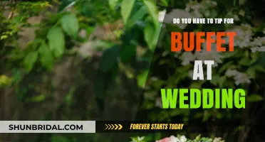Tipping Etiquette for Wedding Buffets