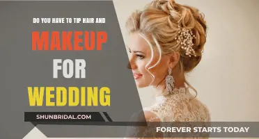 Tipping Etiquette for Wedding Hair and Makeup