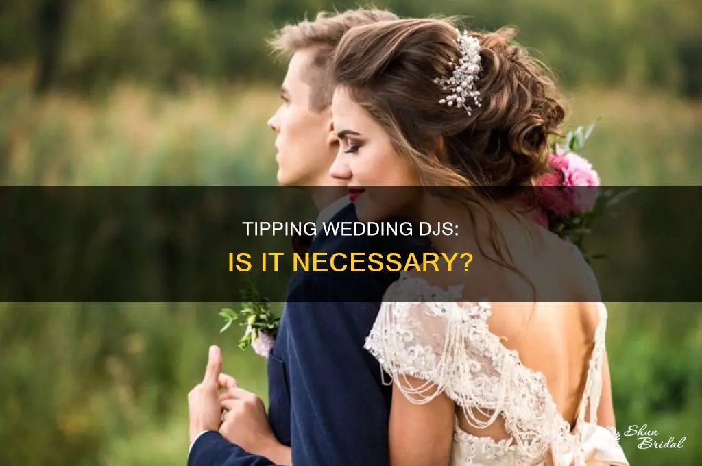 do you have to tip the dj at a wedding
