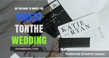 Uninviting a Priest: Wedding Etiquette Woes