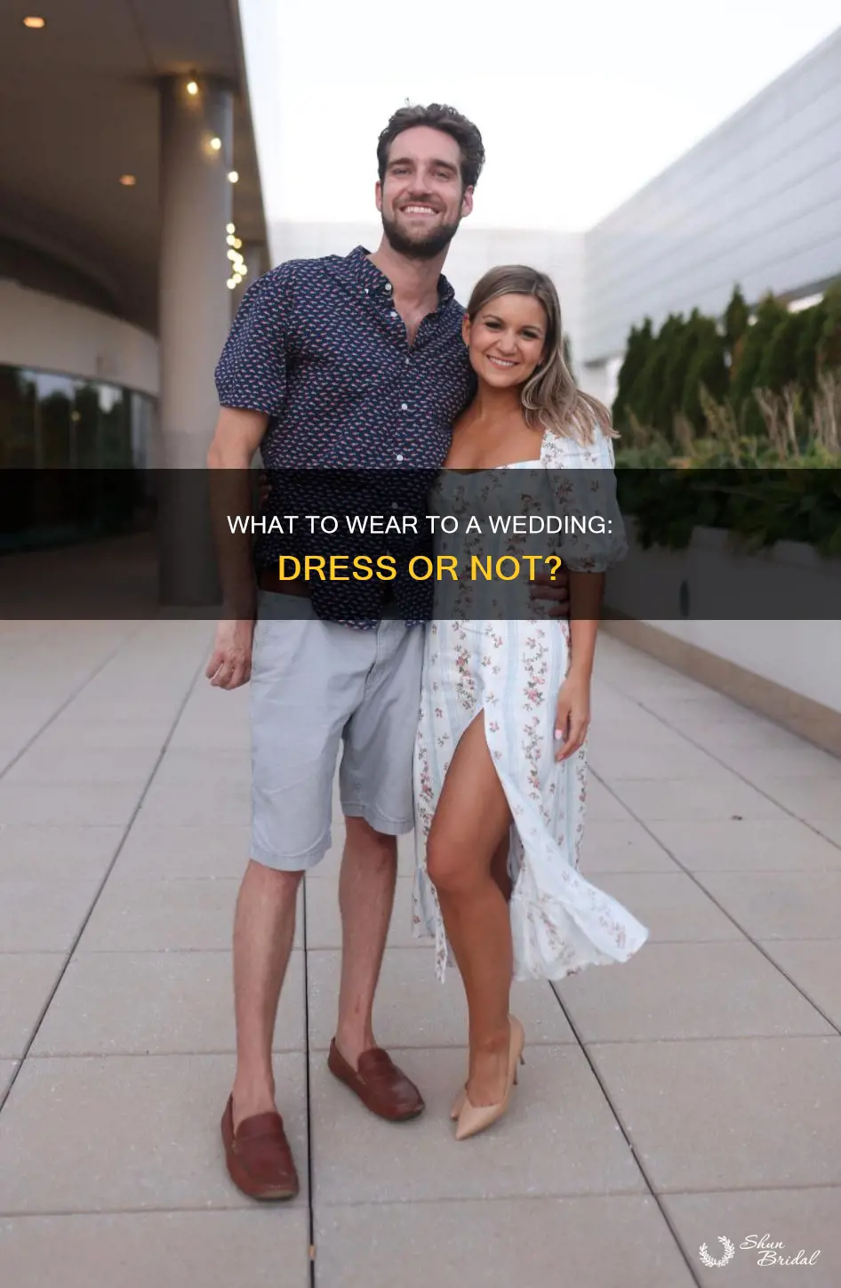 do you have to wear a dress to a wedding