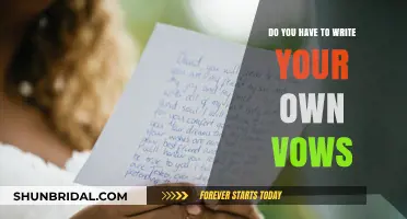 Writing Your Own Vows: Tradition, Personalization, or Optional Choice?