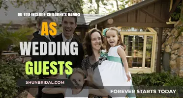 Should Kids Be Invited? Including Children’s Names on Wedding Guest Lists