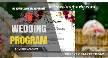 Honoring Grandparents: Wedding Program Inclusions