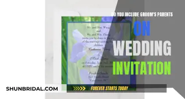 Groom's Parents on Wedding Invitation: Include or Not?