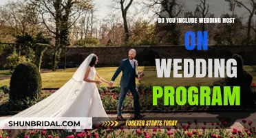 How to Properly Credit Wedding Hosts in Programs