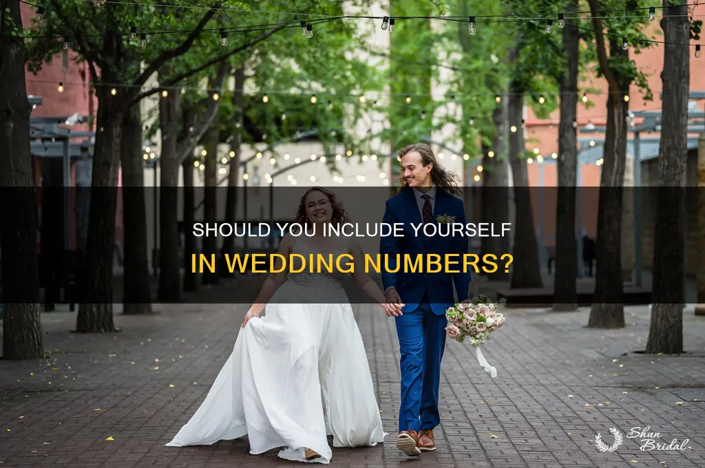 do you include yourself in wedding numbers