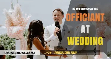 Introducing the Officiant: A Wedding Day Etiquette Guide