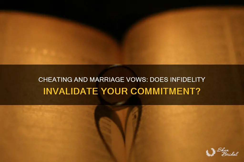 do you invalidate your vows by cheating