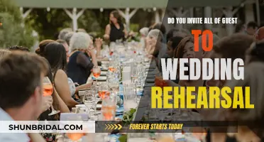 Who Should Attend the Wedding Rehearsal?