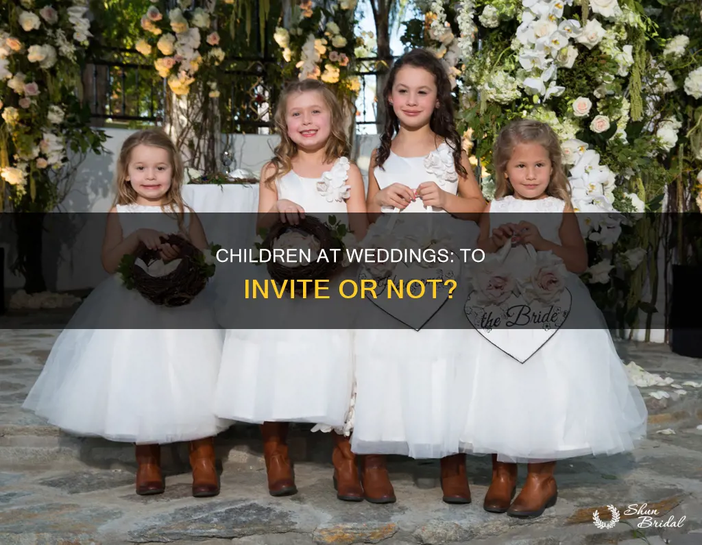 do you invite children to weddings