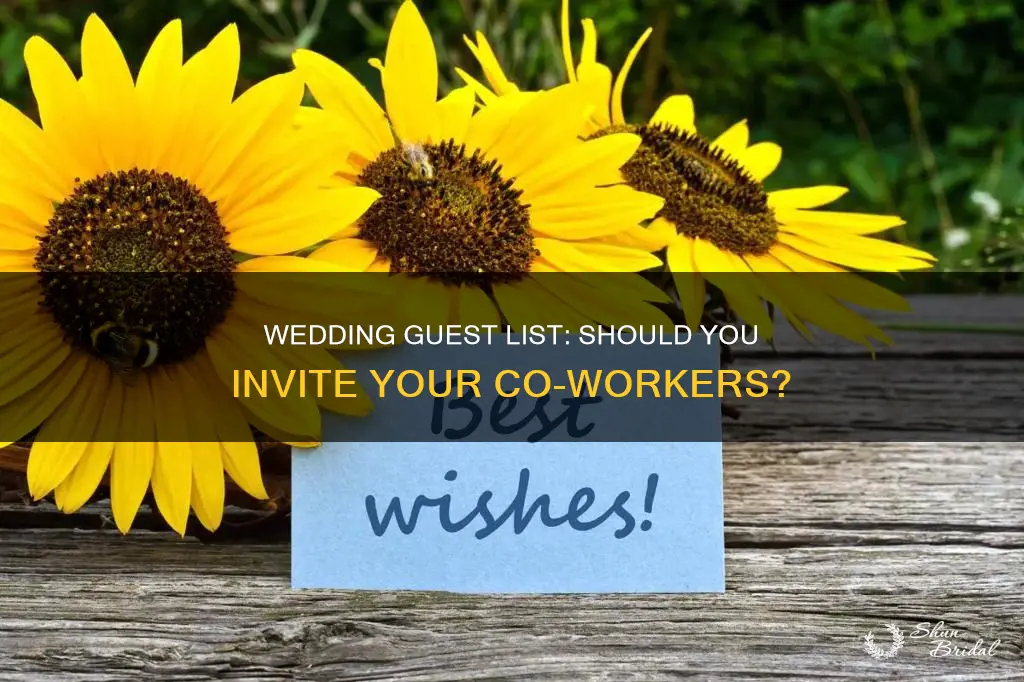 do you invite co workers to wedding