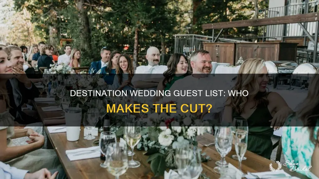 do you invite everyone to a destination wedding