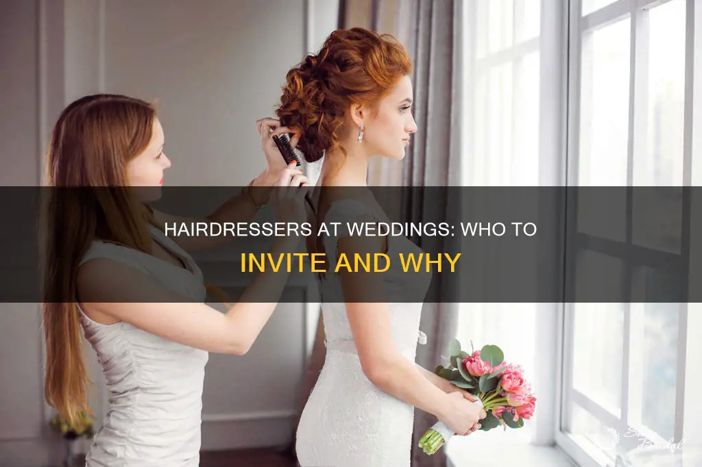 do you invite hairdresser to wedding