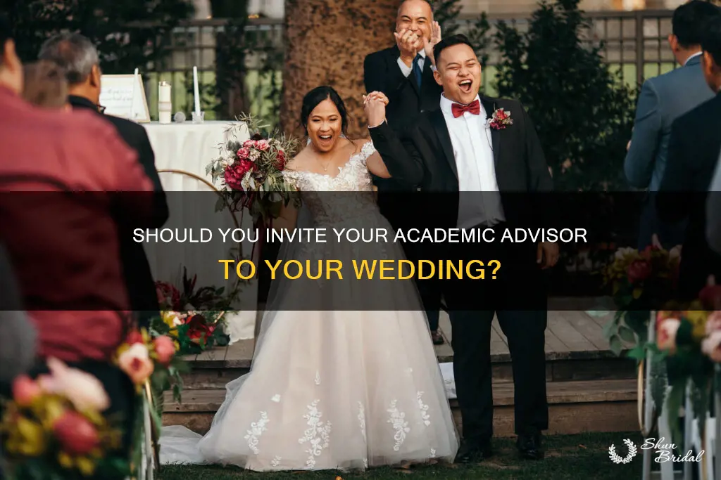 do you invite your advisor to wedding