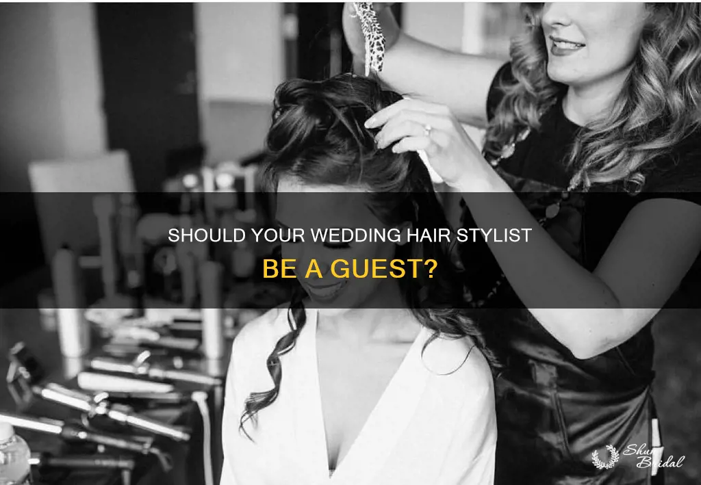 do you invite your hair stylist to your wedding