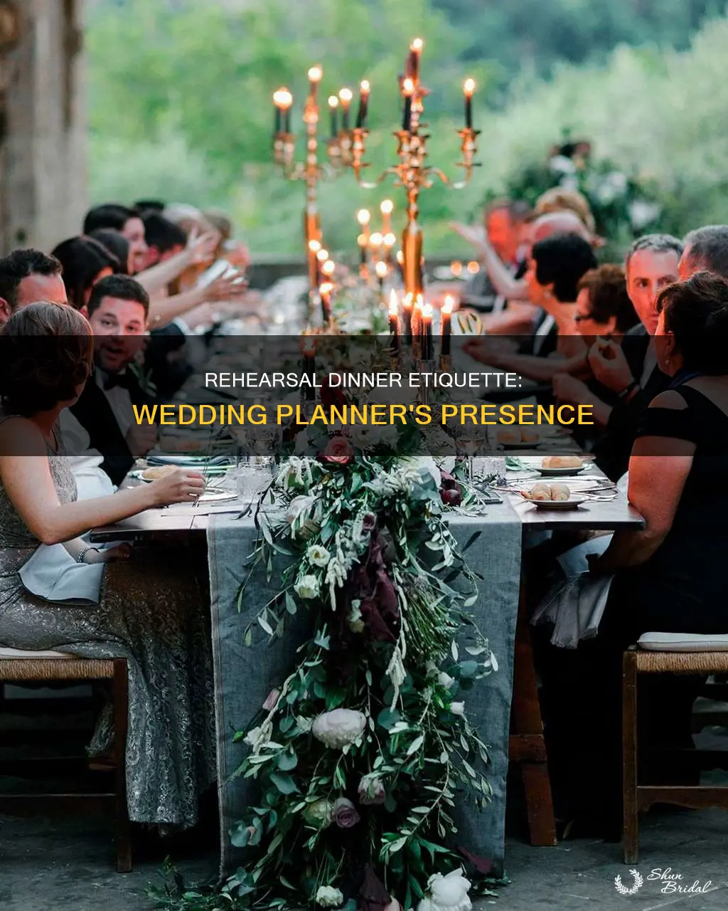 do you invite your wedding planner to rehearsal dinner