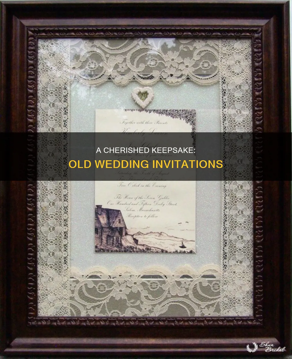 do you keep old wedding invitation