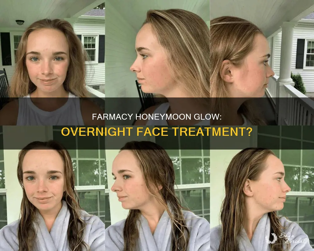 do you leave farmacy honeymoon glow on your face