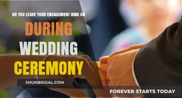 The Engagement Ring: On or Off During the Ceremony?