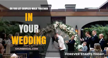 Who Walks with Whom? Wedding Couple Conundrum