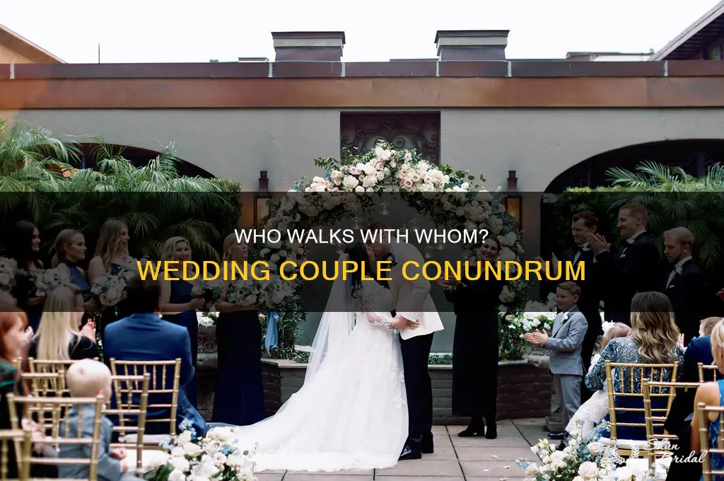 do you let couples walk together in your wedding