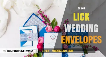 Etiquette Guide: Licking Wedding Envelopes