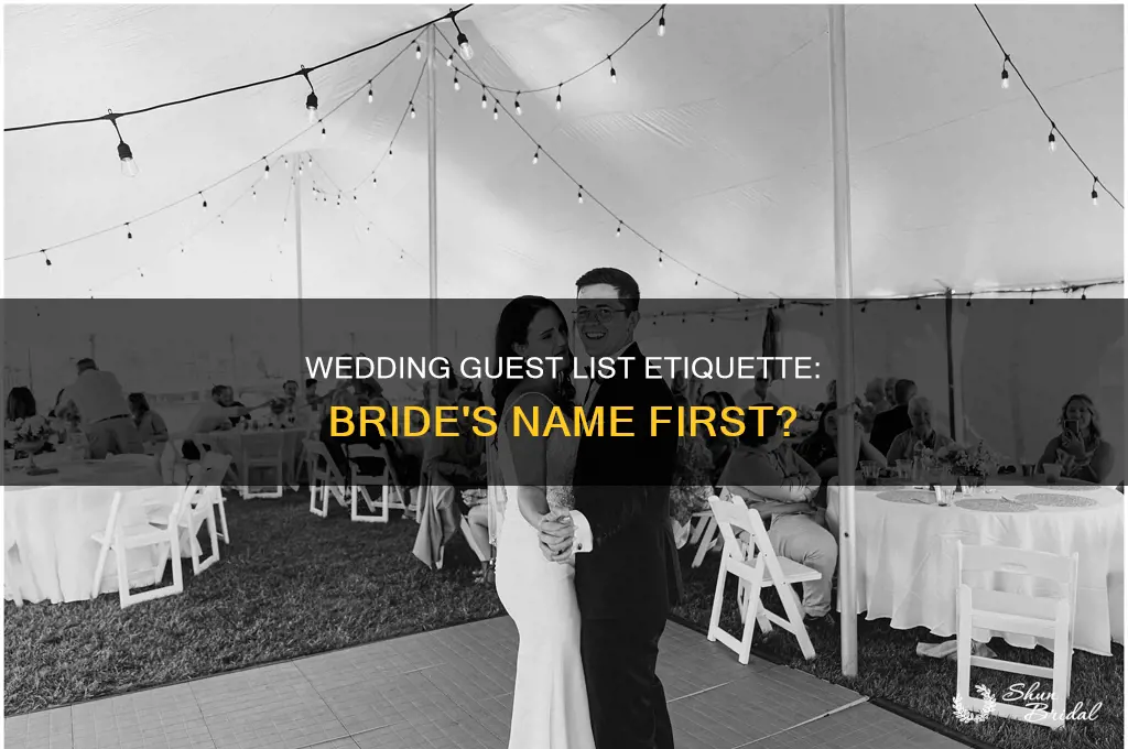 do you list bride