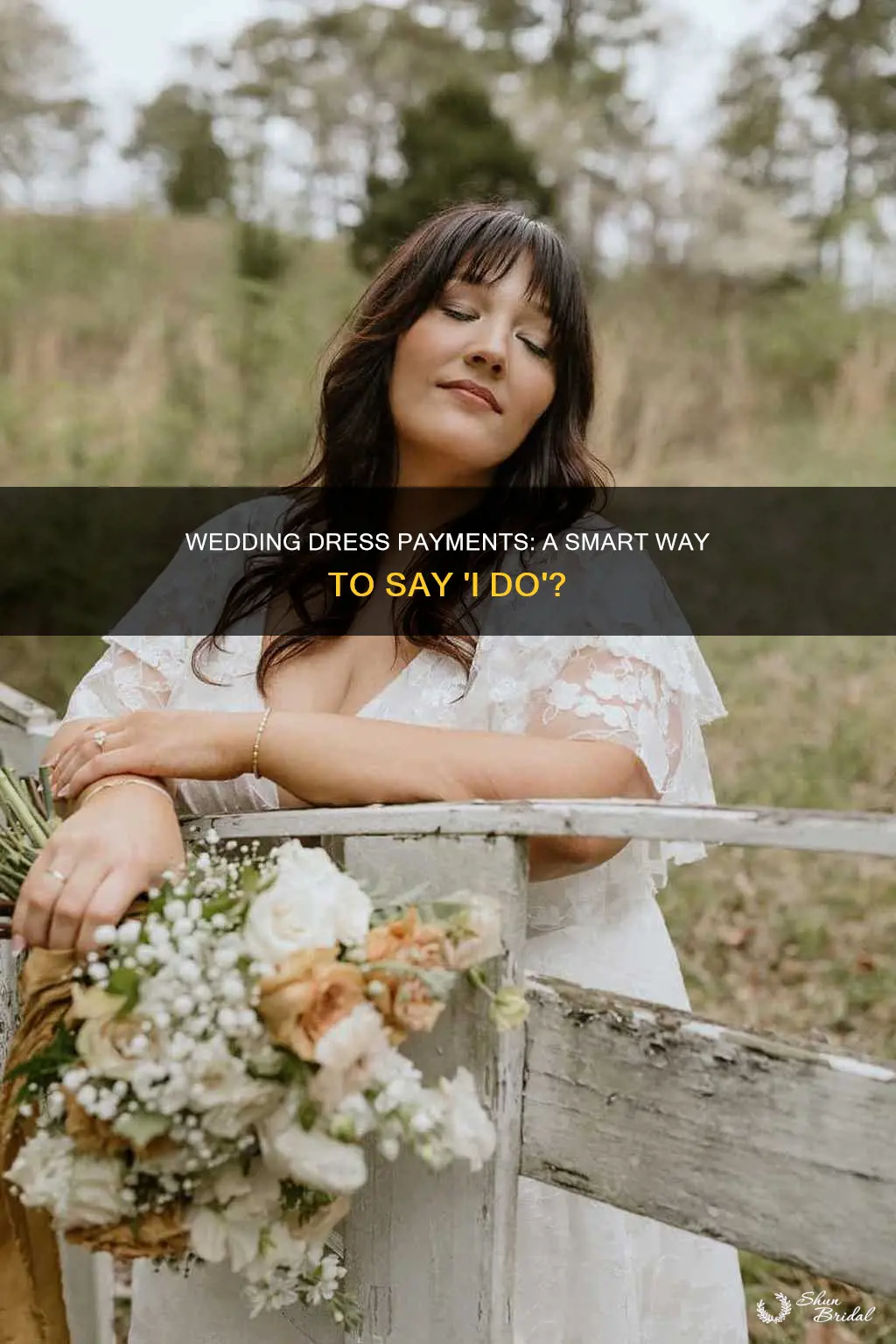 do you make payments on a wedding dress