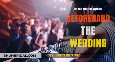 Choosing the Right Wedding DJ: Pre-Wedding Meetups