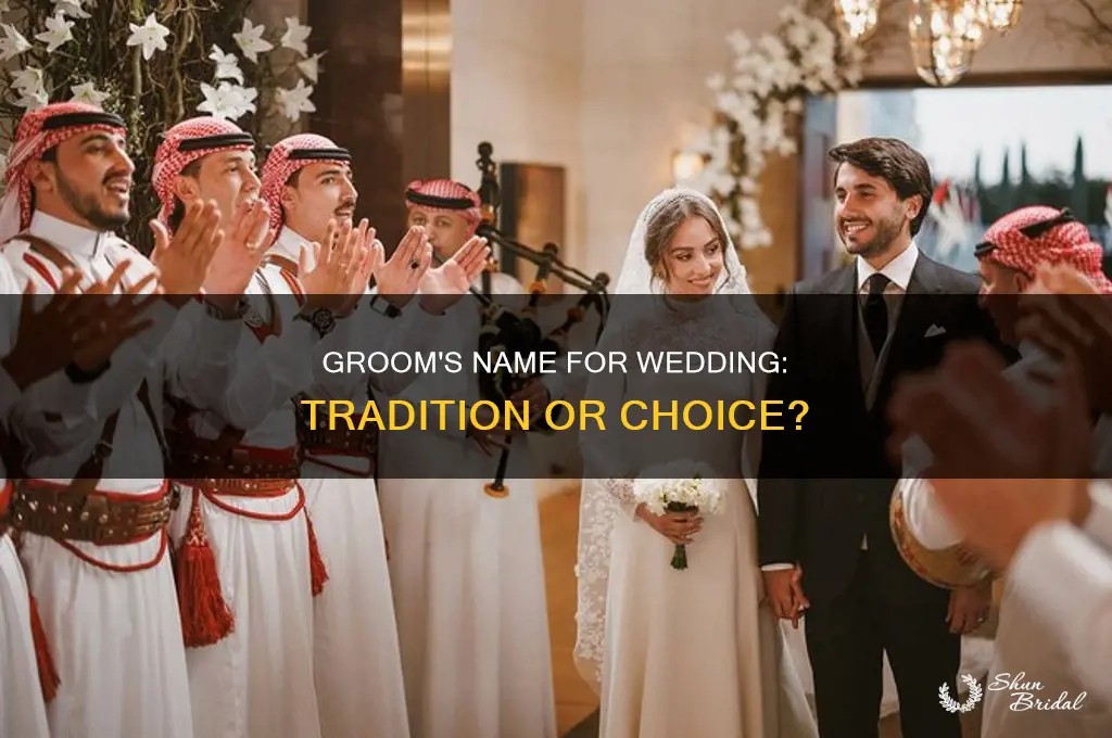 do you name the wedding after the groom