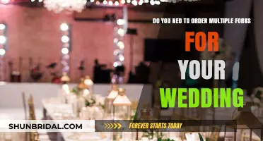 Forks for Your Wedding: How Many to Order?