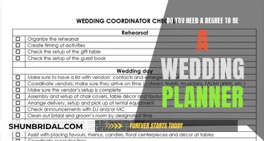 Can You Be a Wedding Planner Without a Degree?