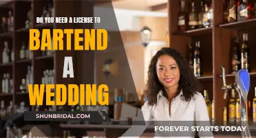 Bartending Weddings: License Requirements for Serving Alcohol