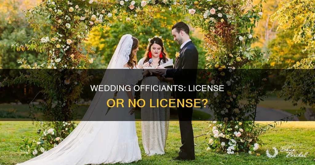 do you need a license to ordane a wedding