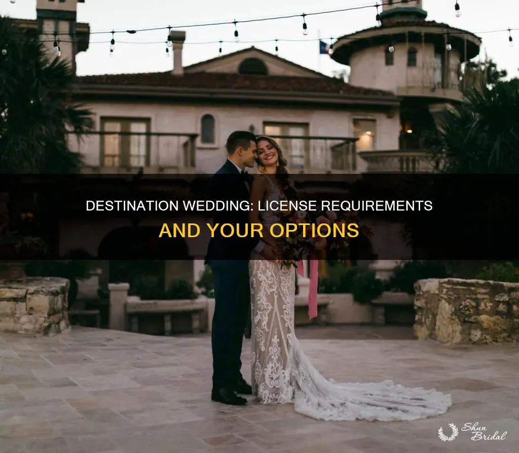 do you need a marriage license for a destination wedding