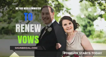 Renewing Vows: Minister Required or Personal Choice?