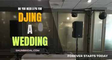 Why You Need a PA System for Wedding DJing