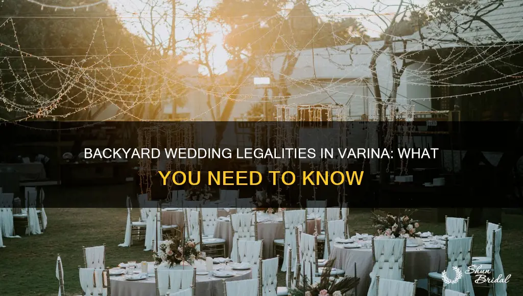 do you need a permit for a backyard wedding varina