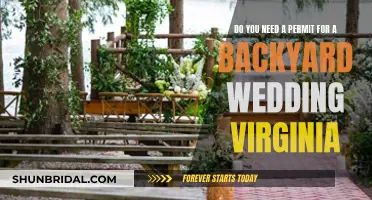 Backyard Wedding Permit Requirements in Virginia