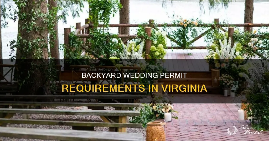 do you need a permit for a backyard wedding virginia