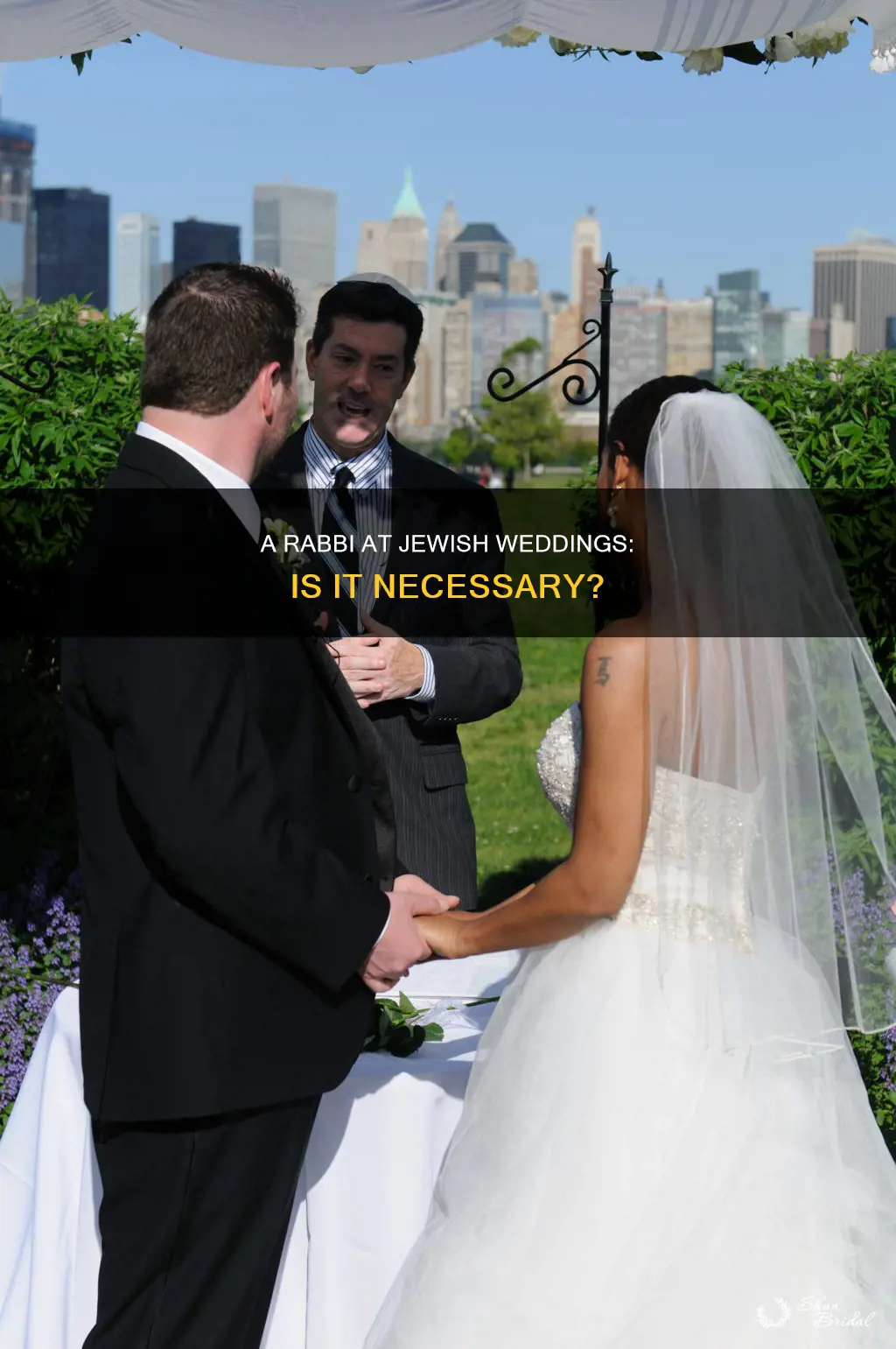 do you need a rabbi for a jewish wedding