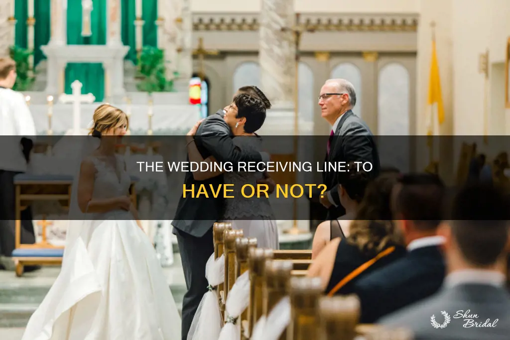 do you need a receiving line at a wedding