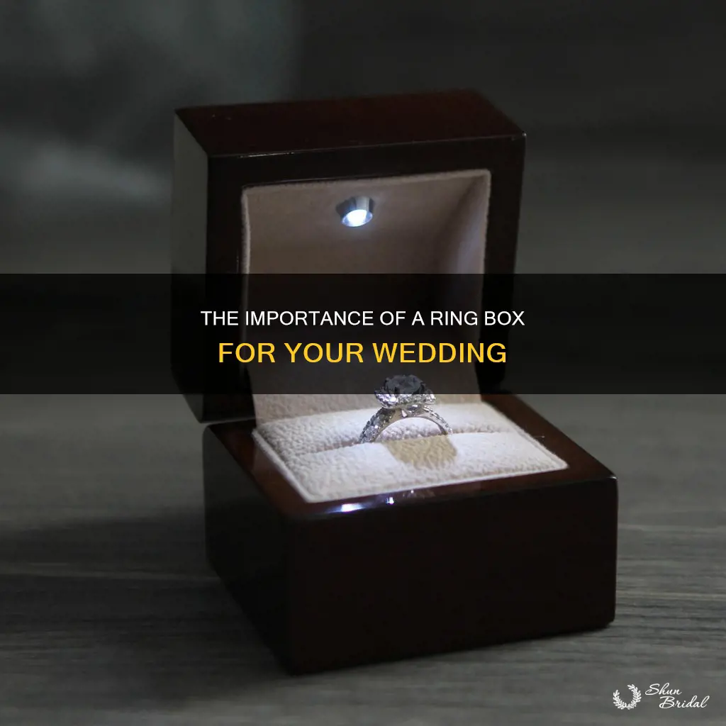 do you need a ring box for wedding