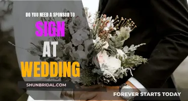 Sponsors at Weddings: Are They a Must?