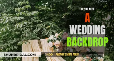 Backdrop Magic: Elevate Your Wedding Photos