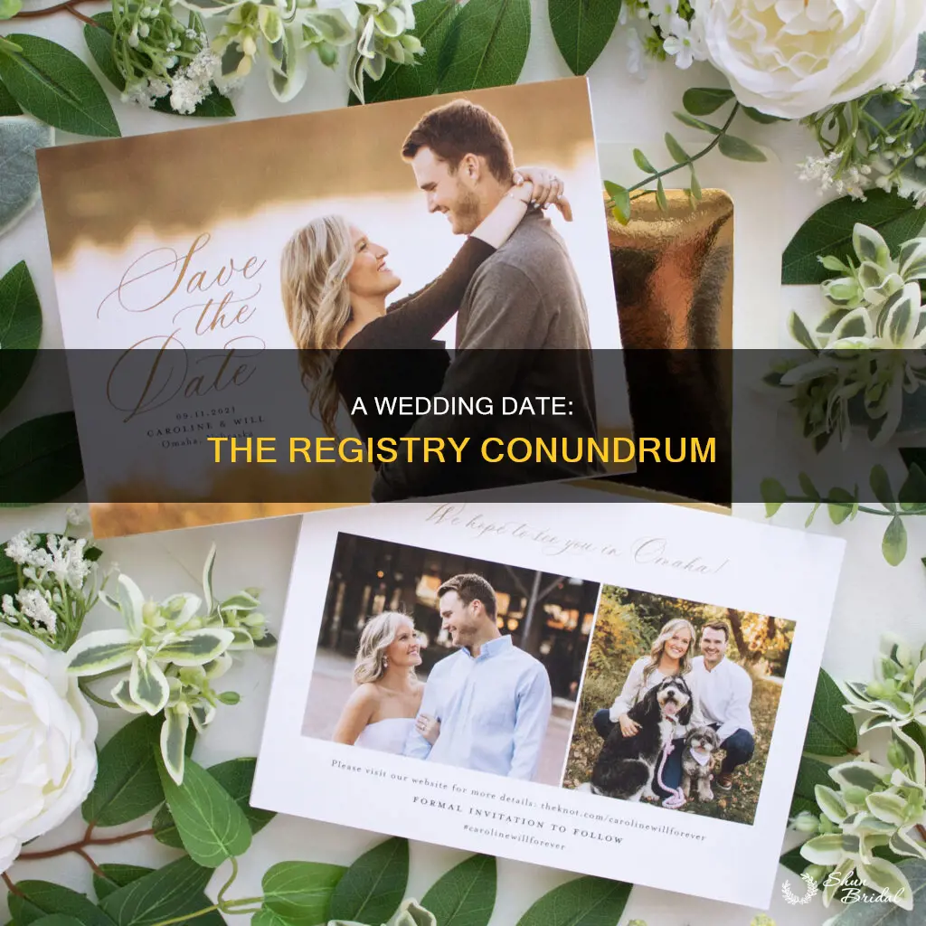 do you need a wedding date for a registry