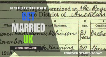 Wedding License: A UK Marriage Requirement?