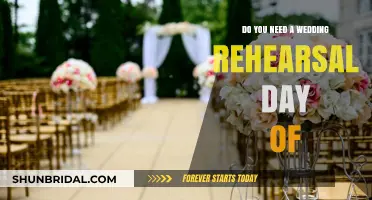 Is a Wedding Rehearsal Necessary on the Day of the Event?