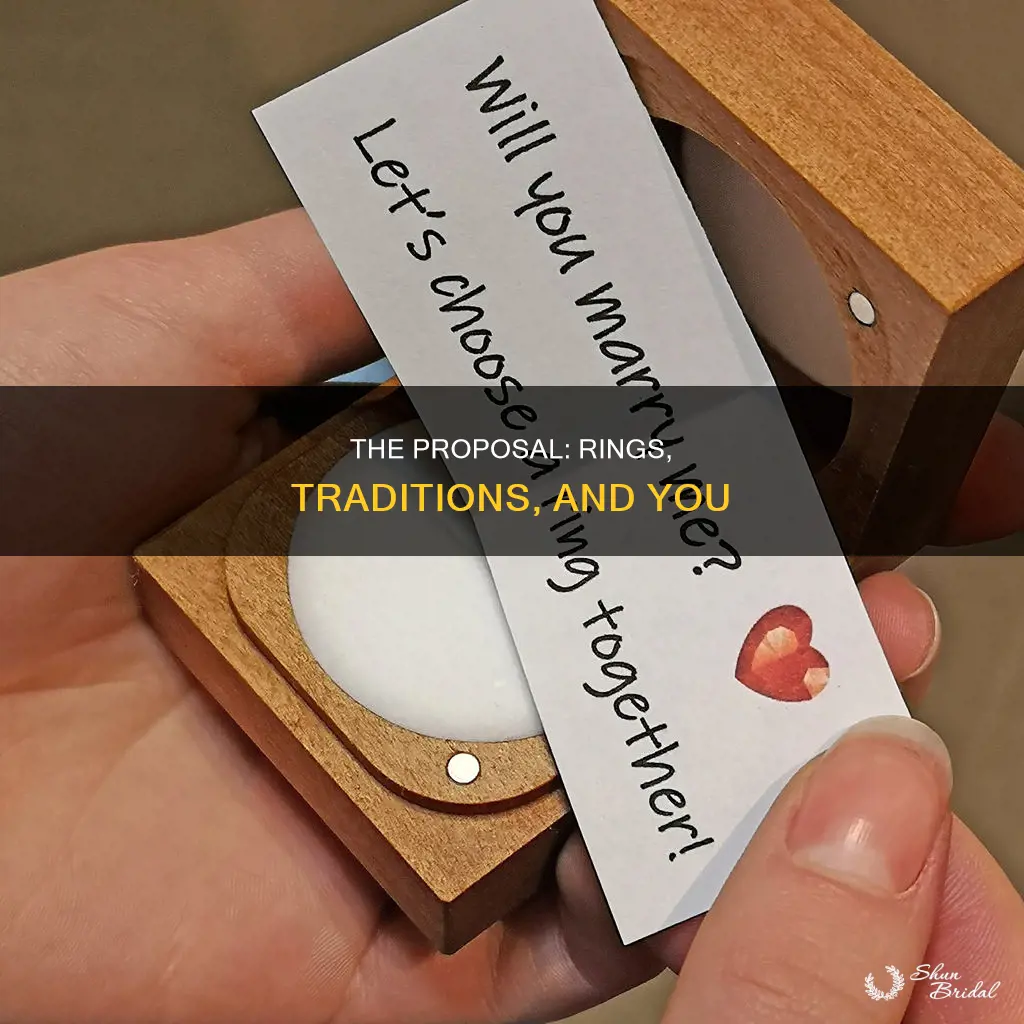 do you need a wedding ring to propose